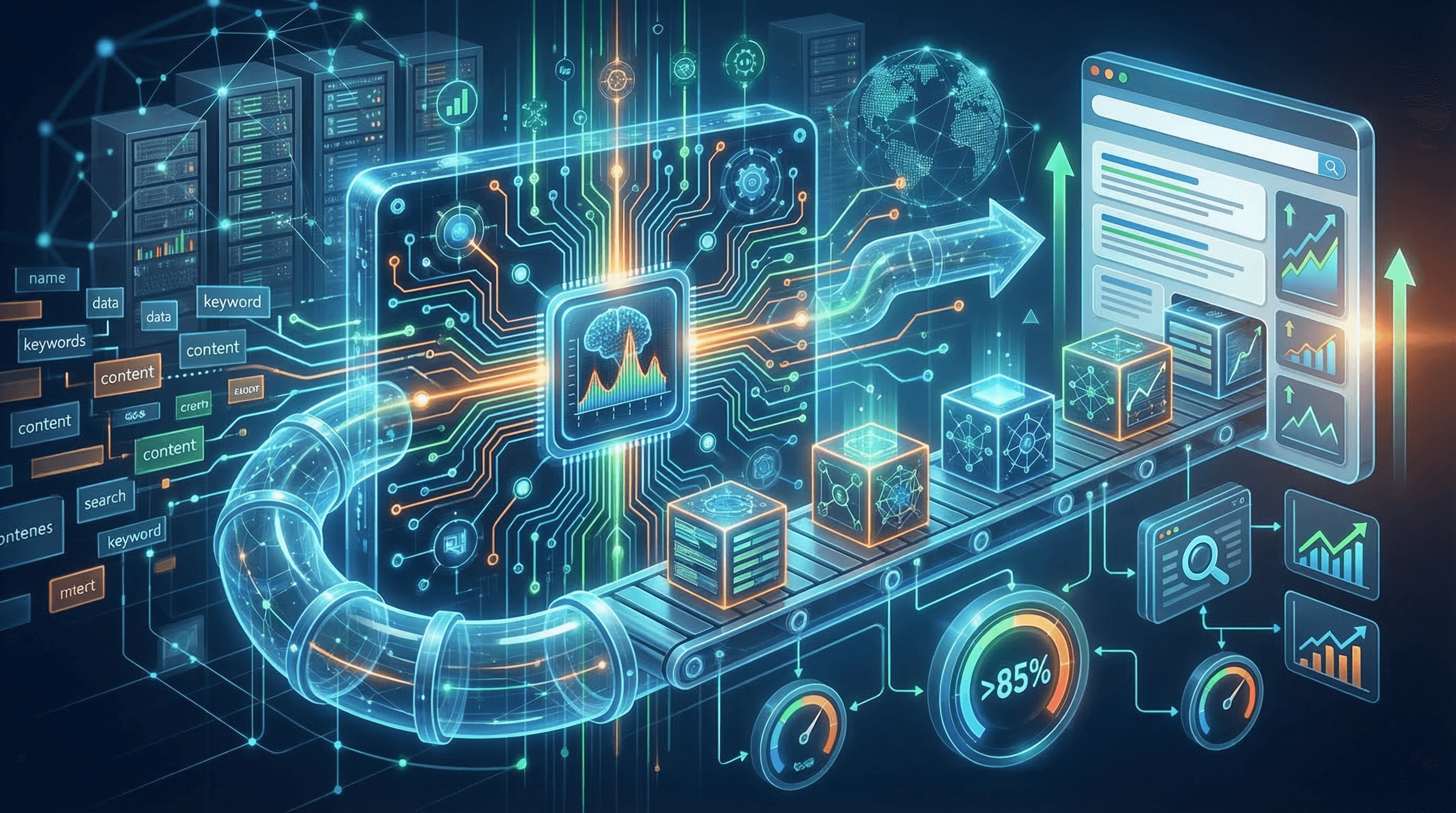 Semantic Relevance Scoring for AI Content: Rankings